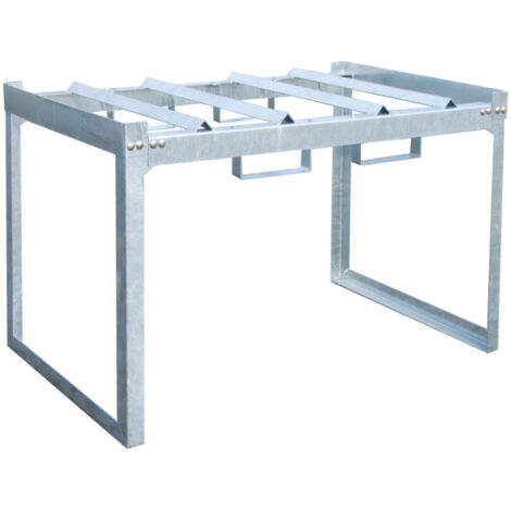 Bauer Südlohn Rayonnage pour fûts et petits conteneurs FRE-2/M, galvanisé à chaud (1/2)