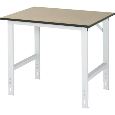 Table de travail MDF Rau LxPxH 1000x800x760-1080mm (1/5)
