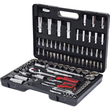 KS Tools 1/4"+1/2" CHROMEplus Coffret de douilles, 94 pcs. (1/6)