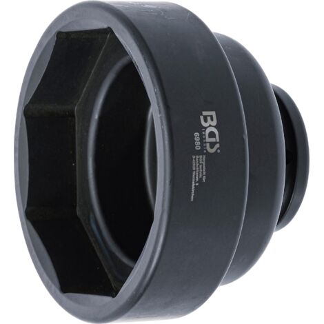 Bgs Technic – Clé pour écrous de moyeux d'essieu arrière 8 pans 100 mm – Acier à outils C45 – Compatible avec visseuse manuelle – 6980