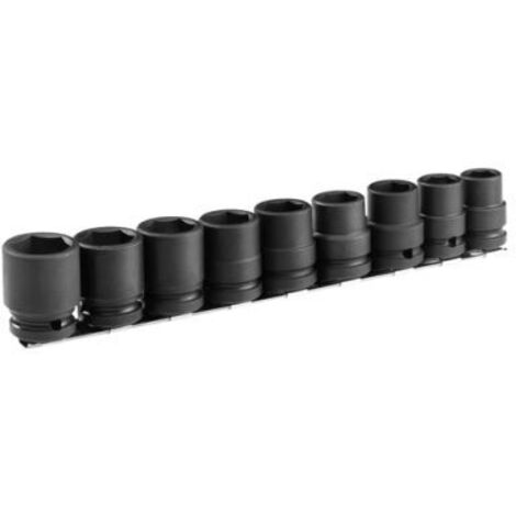 Facom IMPACT clé à douille pour clé à douille carrée 12,7 mm (1/2") montée sur rail, 9 pcs.