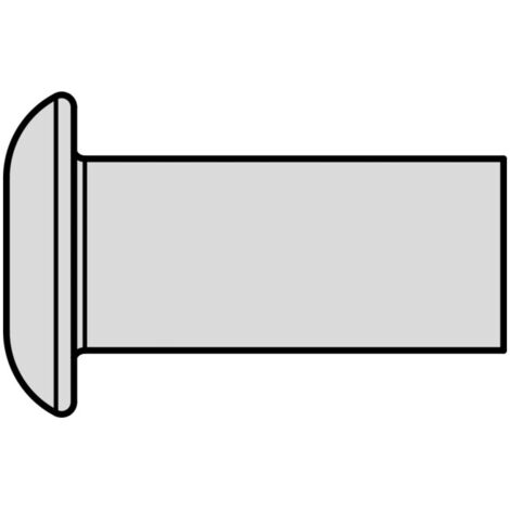 Gesipa Magazine rivet aveugle G-Speed aluminium tête plate ronde 4.8 x ...