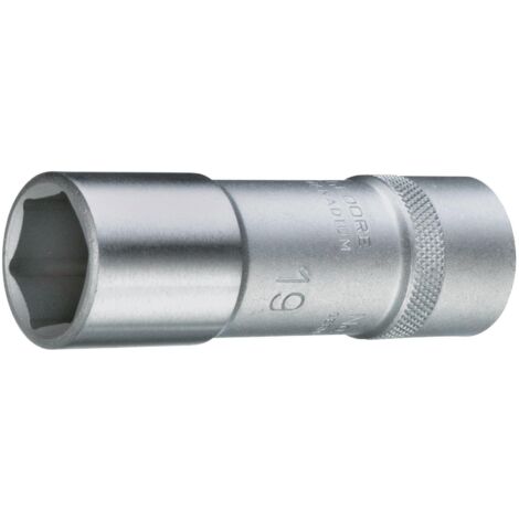 GEDORE 2300567 - Insert de clé à douille 1/2", long hexagonal 22 mm , 19 L 22 (1/4)