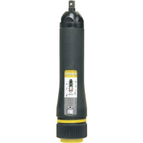 Proxxon – Tournevis dynamométrique 1-5 Nm – Réglage précis avec signal sonore – Entrée carrée 1/4' – Longueur 165 mm – Coffret de rangement inclus - C51215 (1/6)