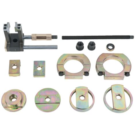 Kstools – Jeu d'outils pour silent-blocs BMW E81/E82/E87/E88 – 13 pcs – Acier spécial – Montage sans dégâts – Outil de maintien en caoutchouc (1/4)