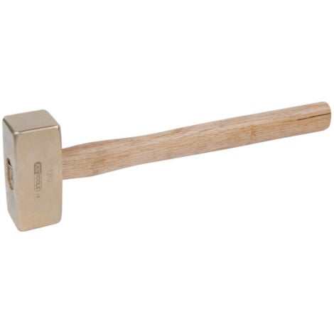 KS Tools Massettes BRONZEplus 8000 g, manche en Hickory