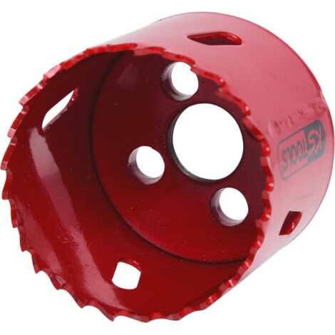 Kstools – Scie cloche HSS 50 mm – Pour métaux jusqu'à 700 N/mm² – Denture à hauteur variable – Coupe précise jusqu'à 38 mm