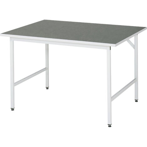 Table de travail linoléum Rau LxPxH 1250x1000x800-850mm
