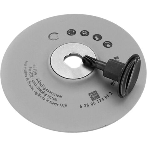 Plateau de ponçage élastique Fein avec unité de serrage Ø 180 mm - 63806174028 (1/2)