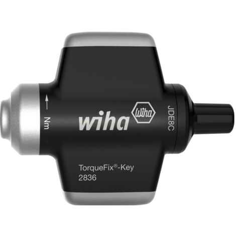 Wiha Tournevis dynamométrique avec manche clé TorqueFix® Key à couple limité à réglage fixe 0.6 Nm (38617)