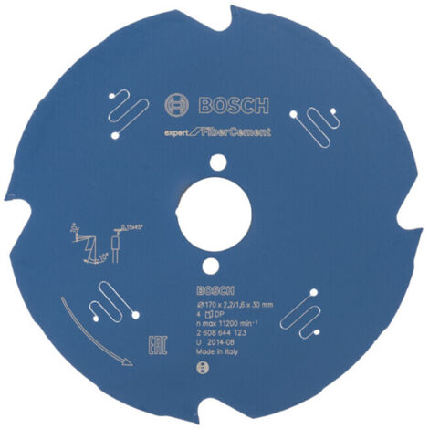 Lame de scie circulaire Bosch Expert pour fibres-ciment 170 x 30 x 2,2 mm 4