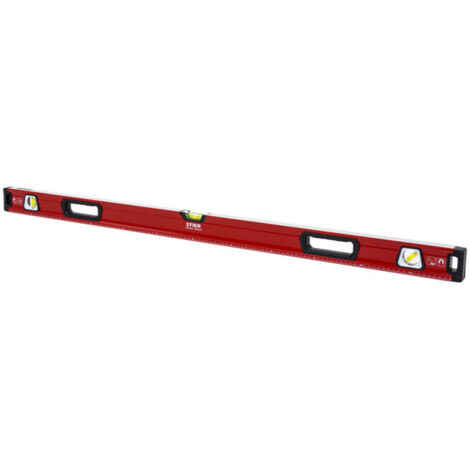 Niveau à bulle magnétique STIER Premium à trois fioles, 1 200 mm ± 0,5 mm/m