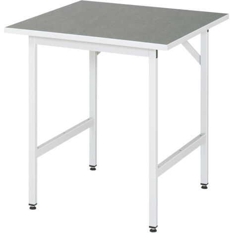 Table de travail linoléum Rau LxPxH 750x800x800-850mm