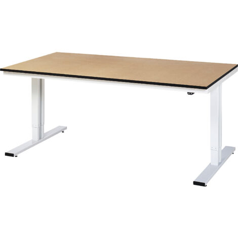 Établi adlatus RAU 300 réglable en hauteur électriquement Plan de travail MDF 2000 mm x 1000 mm (1/4)