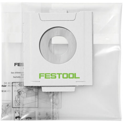 Festool – Sac d'élimination des déchets pour aspirateur CT 26 AC – Lot de 5 pièces – Compatible Autoclean – Aspiration poussières efficace