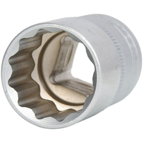 Kstools – Douille 12 pans 21mm – Système FlankTraction – Acier chromé vanadium – Normes DIN 3120/3124 – Finition satinée pour durabilité (1/5)