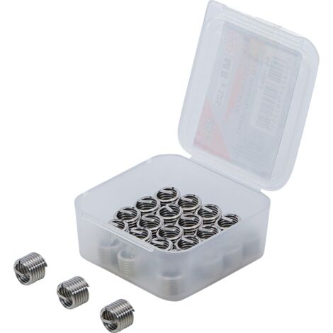 Inserts taraudés M8 x 1,25 mm 25 pièces BGS (1/3)