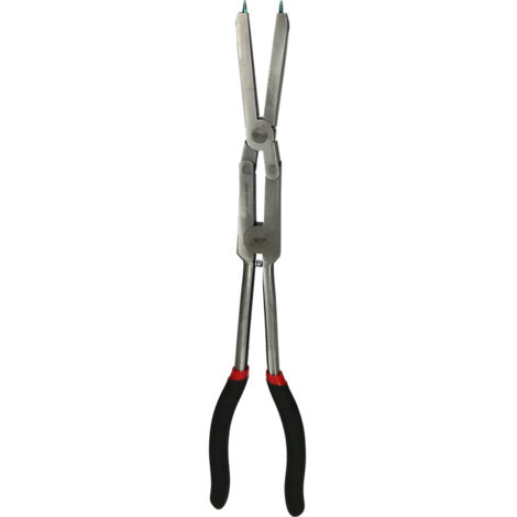 KS Tools - Pince à circlips à double articulation pour circlips extérieurs, 345mm - 500.7016 (1/2)