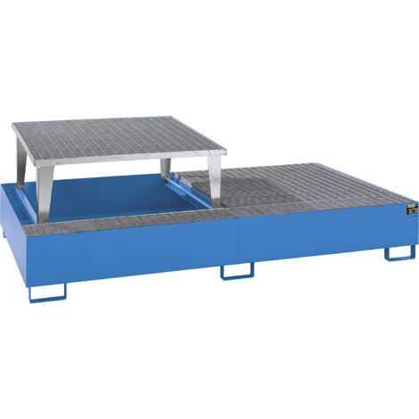 eurokraft pro, Cuve de rétention en acier pour cubitainers IBC / (1/2)