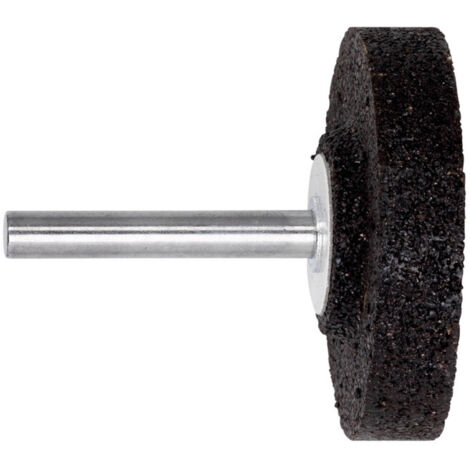 Meule sur tige en corindon brun 50 x 10 x 40 mm, queue de 6 mm, K 24, cylindrique metabo