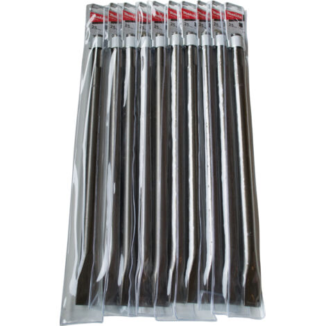 Makita – Burin plat SDS-MAX 25x400 mm pour démolition béton – Lot de 10 pièces – D3421310 - MAX 25 X