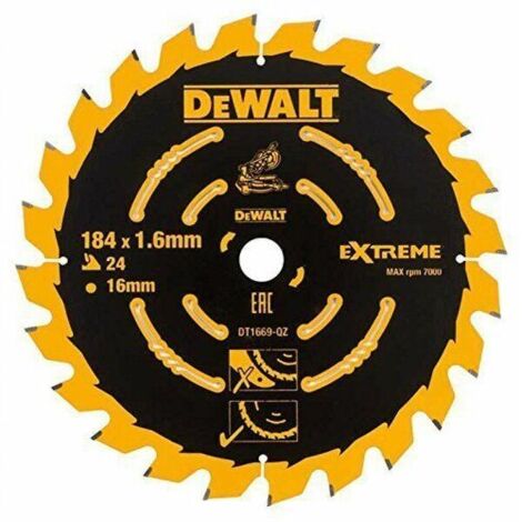 Lame De Scie Circulaire DeWalt DT1934-QZ 165 Mm, 24 Dents - Coupe Précise & Durable - 13