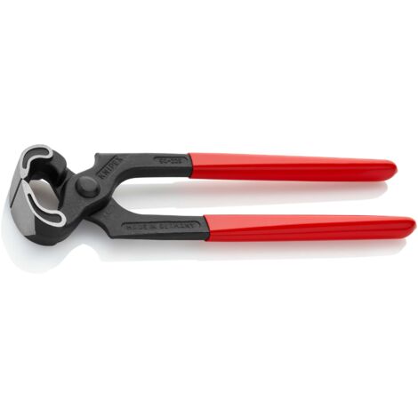 KNIPEX 50 01 225 Tenaille de menuisier gainées en plastique atramentisée noire 225 mm