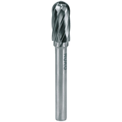 Fraises limes carbure pour l'aluminium forme C cylindrique, bout rond (1/5)