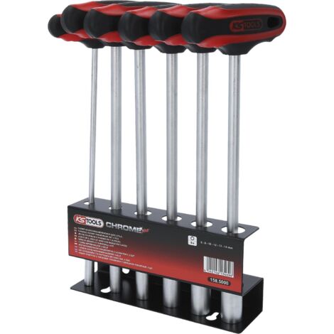 KS Tools CHROMEplus T-Handle nut Driver Set, 6 pièces, 6-14mm (1/6)
