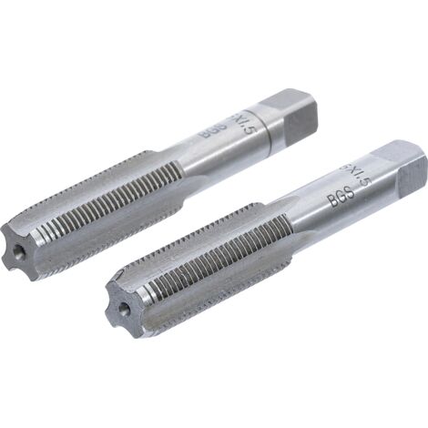 Bgs Technic – Coffret tarauds et filières M16 x 1,5 – 2 pièces en acier à outils – Filetage précis pour professionnels – Usage intensif