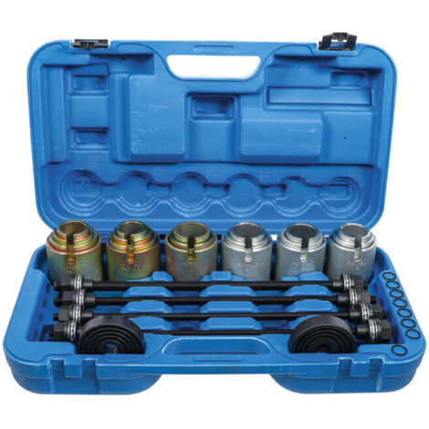 Bgs Technic – Coffret cliquet et douilles 26 pièces – 4 vis de pression M10 à M16 – Plaques de pression Ø 83 x 20 mm – Pour démontage roulements (1/5)