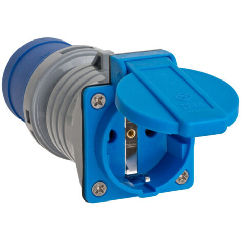 Adaptateur 230V/CEE 16A IP44 (Schuko) (1/4)