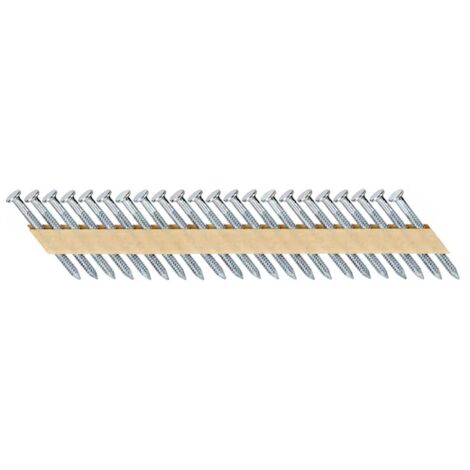 Clou d'ancrage DEWALT DNM 50 mm 33 degrés tige annulaire Galvanisé 2000 pièces