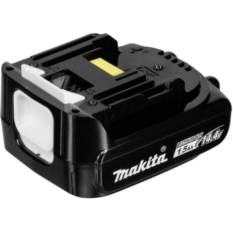 Batterie lithium-ion 14,4V 1,5Ah – Système Makstar pour sécurité accrue – Charge rapide 15 min – Compatible outils électriques Makita - BL1415N (1/7)