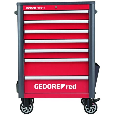 Gedore – Servante d'atelier 3301690 – Roulante avec 7 tiroirs – Dimensions 1034x724x470 mm – Capacité de charge 450 kg – Pour espaces de travail - R20200007 (1/5)