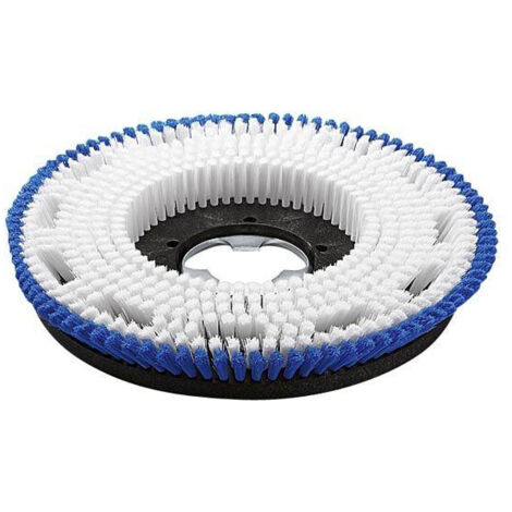 Brosse à shampoing Kärcher, moyennement douce, bleue / blanche, 330 mm