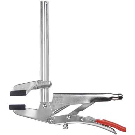 Bessey – Pince à sertir parallèle 0 - 200 mm GRZ20 – Acier résistant galvanisé – Mors parallèles pour pièces rondes et planes – Protection surfaces délicates - C96478