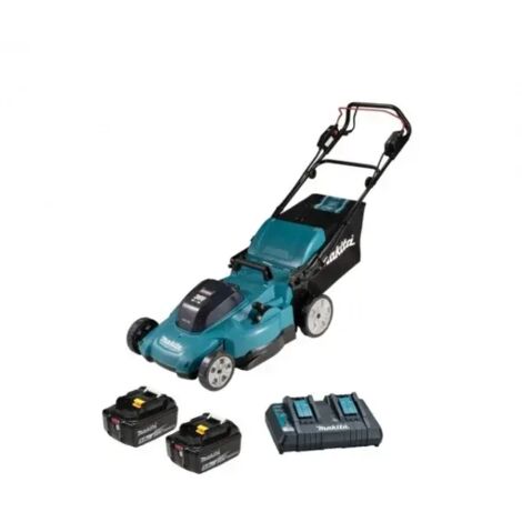 Akku-Rasenmäher DLM539PT2, 36Volt (2x18Volt) Leistung: Akku-Betrieb 36Volt, zwei 18V-Akku-Steckplätze (1/5)