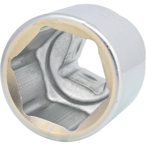 Kstools – Douille 6 pans courte 46 mm – Acier chromé vanadium – Normes DIN 3124 et ISO 2725 – Carré d'entraînement 1' pour usage manuel