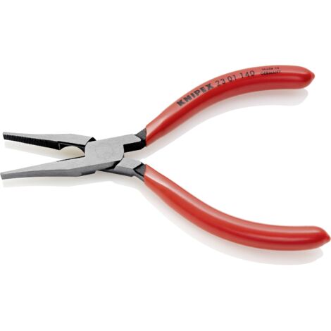 Pince à bec plat Knipex avec revêtement plastique 140mm (1/3)