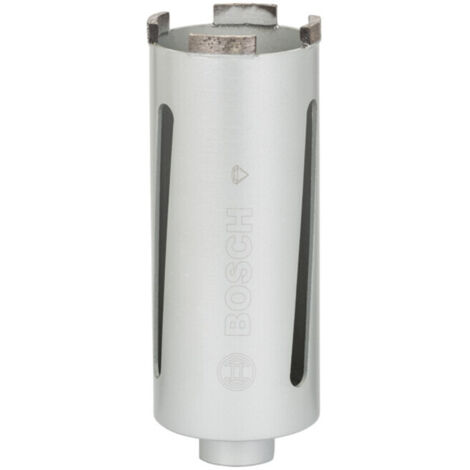 Bosch – Couronne diamantée G 1/2 pour carottage à sec 65 mm x 150 mm – 4 segments soudés laser – Pour maçonnerie et béton – 2608587340