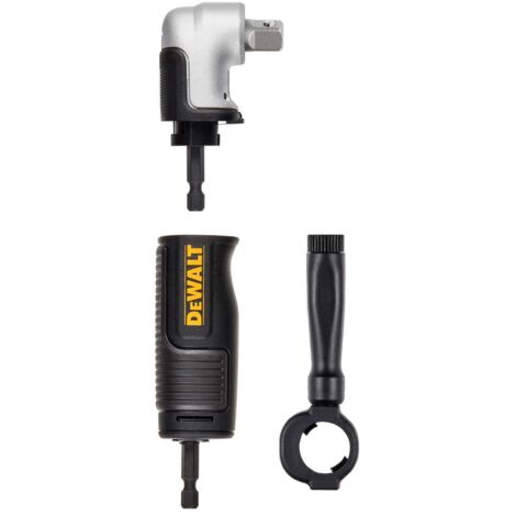 Dewalt – Adaptateur d'angle 3/8 pouces – Raccord d'angle pour espaces restreints – Couple maximal 47 Nm – Engrenage de haute précision (1/5)