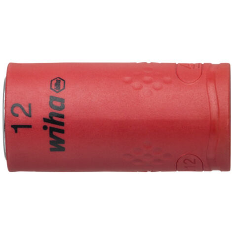 Wiha Douille pour clé à douille isolée Six pans mâle 3/8" 12.0 mm (43068)
