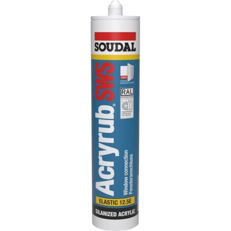 Soudal Maleracryl Acryrub SWS intérieur blanc 310 ml (1/3)