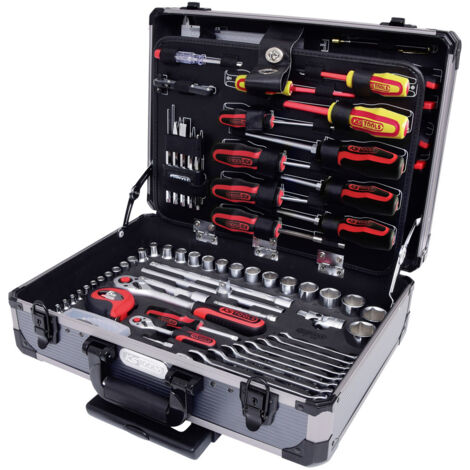 Kstools – Coffret multi-outils 130 pièces – Acier chrome-vanadium – Mallette aluminium – Outils pour travaux professionnels et bricolage avancé - X965892 (1/5)