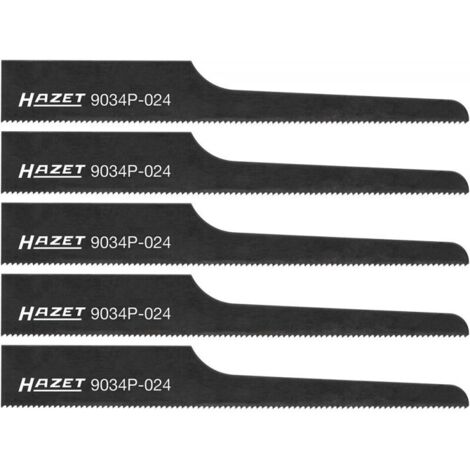 Lames pour la scie sabre 24 dents 5x 9034P-024/5 HAZET 5 pièces (1/2)