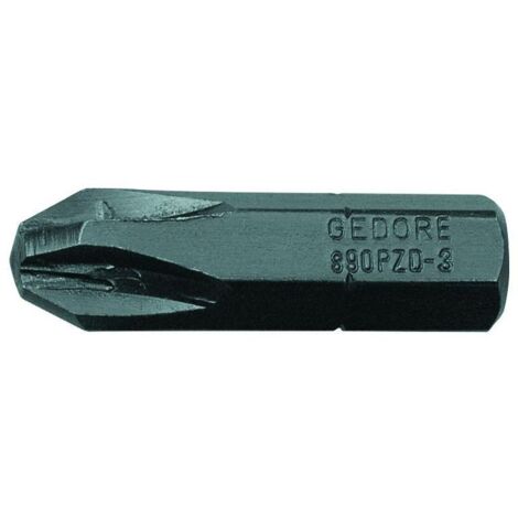 EMBOUT DE TOURNEVIS 5/16'' CRUCIFORME PZ 2 GEDORE 6553330 (1/3)