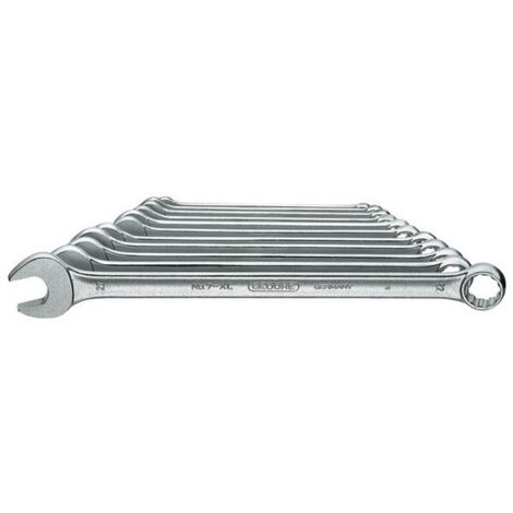 Jeu de clés mixtes Gedore, exécution extra-longue 12, 10-32 mm (1/4)