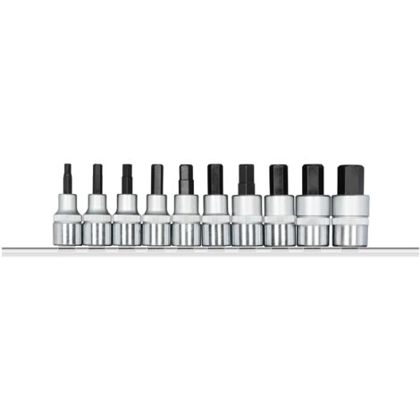 GEDORE RED 3300027 - Embouts de vis 1/2 bar 10 pcs. , R62558110 (1/3)