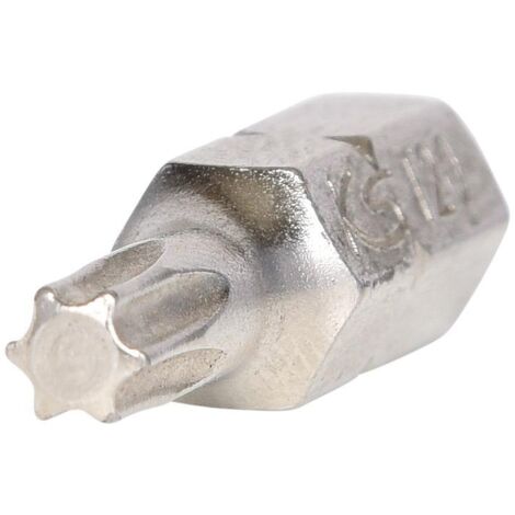 Kstools – Embout de vissage Torx T20 1/4' (6,35 mm) – Longueur 25 mm – Acier nickelé pour applications industrielles (1/7)